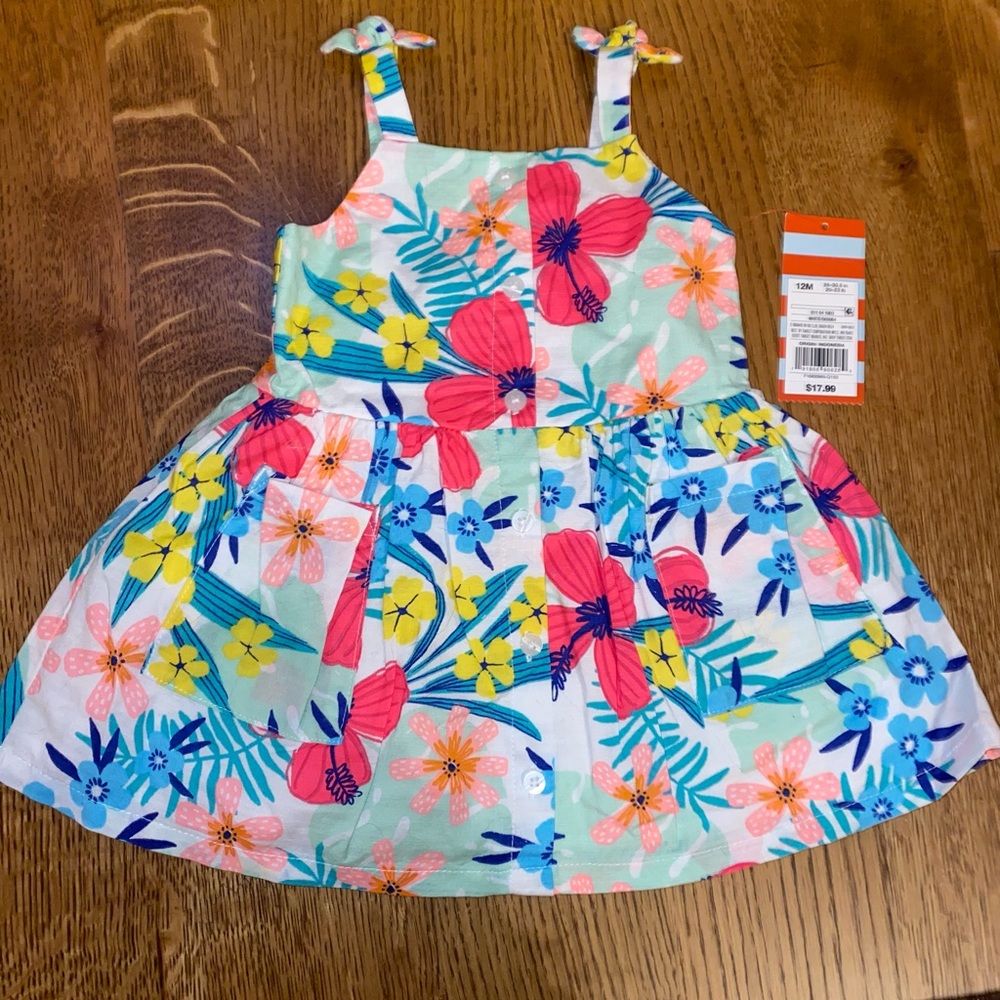 NWT Cat & Jack Flower Dress